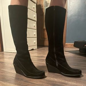 Heeled Black Boots